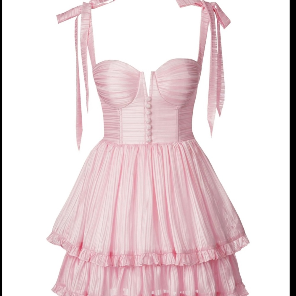 Adeirlina Fragrant Jasmine Light Pink Mini Dress